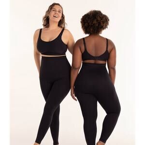 Shapermint Essentials High Waisted Shaping Leggings Womens Plus Size XXL Black